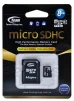 Карта памяти MicroSDHC 8GB Class 10 Team + SD-adapter (TUSDH8GCL1003)- - 3