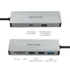 Концентратор USB 3.1 Type-C Grand-X PD Сharging HDMI/3хUSB/Type-C/OTG/CR (SG-512) - 7