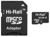Карта пам`ятi MicroSDXC 64GB Class 10 Hi-Rali + SD-adapter (HI-64GBSDCL10-01) - 1