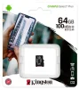 Карта памяти MicroSDXC 64GB UHS-I Class 10 Kingston Canvas Select Plus R100MB/s (SDCS2/64GBSP) - 3