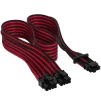 Кабель-перехідник Corsair Premium Individually Sleeved 12+4pin PCIe Gen 5 12VHPWR 600W cable, Type 4, RED/BLACK (CP-8920334) - 1