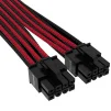 Кабель-перехідник Corsair Premium Individually Sleeved 12+4pin PCIe Gen 5 12VHPWR 600W cable, Type 4, RED/BLACK (CP-8920334) - 2