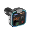 FM-трансмітер Grand-X 99GRX Hands Free, Bluetooth V5.0, 2USB, QC3.0, PD - 1