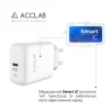 Зарядний пристрій ACCLAB AL-TC125 1xUSB-C, QC3.0, PD3.0 Wall Charger White - 4