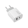 Сетевое зарядное устройство для ColorWay Power Delivery Port PPS (Type-C PD + USB QC3.0) (30W) White (CW-CHS037PD-WT) - 2