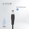 Кабель живлення ACCLAB USB to DC, 5,5х2,5 мм, 12V, 1A, 1 м Black (1283126552847) - 3