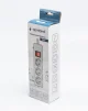 Фільтр живлення Gembird Pro (SPG3-G-6G-PRO) 3 розетки, 1.8м, сірий - 4