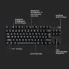 Клавиатура Logitech G413 TKL SE Corded Mechanical Gaming Keyboard Black (920-010446) - 10
