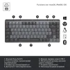 Клавиатура беспроводная Logitech MX Mechanical Mini Minimalist Graphite (920-010780) - 8