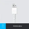 Гарнітура Logitech H390 USB White (981-001286) - 4