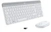 Комплект (клавіатура, мишка) бездротовий Logitech MK470 White USB (920-009205) - 2