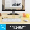 Комплект (клавіатура, мишка) бездротовий Logitech MK470 White USB (920-009205) - 5