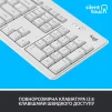 Комплект (клавiатура, миша) бездротовий Logitech MK295 Combo White USB (920-009824) - 7