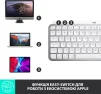 Клавиатура беспроводная Logitech MX Keys Mini Для Mac Minimalist Wireless Illuminated Pale Grey (920-010526) - 7