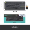 Клавиатура беспроводная Logitech K400 Plus Black (920-007145) - 9