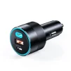 Автомобильное зарядное устройство для Choetech (2xUSB Type C; 1USB) PD3.0 QC3.0 Black (TC0011) - 1
