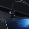 Автомобільний зарядний пристрій Choetech (1USB Type C; 1USB) 38W PD3.0 QC3.0 Black (TC0005) - 4
