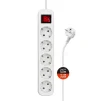 Фільтр живлення СolorWay (CW-PSEA55W) 5 розеток, 5м, White - 1