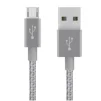 Кабель Belkin USB-A - MicroUSB Mixit Metallic 3 м Grey (F2CU021bt10-GRY) - 1