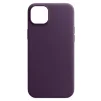 Чохол-накладка Armorstandart Fake Leather для Apple iPhone 14 Plus Dark Cherry (ARM64395) - 1