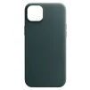 Чохол-накладка Armorstandart Fake Leather для Apple iPhone 14 Plus Shirt Green (ARM64396) - 1