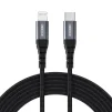 Кабель Choetech USB-C - Lightning, 1.2м (IP0039-BK) - 1