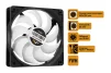 Вентилятор Frime (FWF120HB20PWM) 120x120x25мм, PWM Black/White - 2