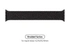 Ремінець Armorstandart Braided Solo Loop для Apple Watch 42mm/44mm/45mm/49mm Black Unity Size 6 (148 mm) (ARM64907) - 1
