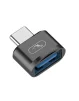 Перехідник SkyDolphin OT05 Mini Type-C - USB black (ADPT-00029) - 1