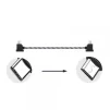 Кабель Goojodoq Type-C-MicroUSB Nylon для пульта RC-N1 DJI Mavic 3/Air 2/2S/Mini 2/3 Pro 0.15m Black (32866812366N115TM) - 1