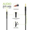 Кабель Intaleo CBFLEXA1 (1283126487538) AUX 3.5mm M-3.5mm M, 1.2м Black - 3