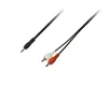 Кабель Piko (1283126473890) AUX 3.5mm M-2xRCA M, 1.5м Black - 2