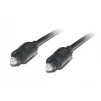 Кабель REAL-EL (EL123500036) Optical Toslink, 1м, чорний - 2
