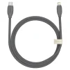 Кабель Baseus Jelly Liquid Silica Gel USB Type-C-Lightning, 20W, 1.2м Black (CAGD020001) - 1