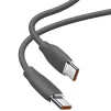 Кабель Baseus Jelly Liquid Silica Gel USB Type-C-USB Type-C, 20W, 2м Black (CAGD030101) - 2