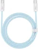 Кабель Baseus Dynamic USB Type-C - USB Type-C (M/M), 20 V/5 A, 100 W, 2м, Blue (CALD000303) - 1