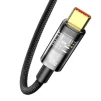 Кабель Baseus Explorer USB-USB Type-C, 5A, 100W, 1м Black (CATS000201) - 4