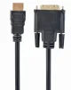 Кабель Cablexpert (CC-HDMI-DVI-0.5M) HDMI-DVI 0.5м чорний - 1