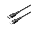 Кабель ColorWay USB-C-Lightning (PD Fast Charging 20W), 3.0А, 0.3м, Black (CW-CBPDCL054-BK) - 1
