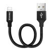 Кабель ColorWay USB-Lightning, 2.4А, 0.25м, Black (CW-CBUL048-BK) - 4