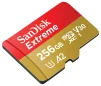 Карта пам`ятi MicroSDXC 256GB C10 UHS-I SanDisk Extreme V30 U3 R190/W130MB/s + SD (SDSQXAV-256G-GN6MA) - 3