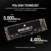 Накопитель SSD 2TB M.2 NVM Corsair MP600 Core XT M.2 2280 PCIe Gen4.0 x4 3D QLC (CSSD-F2000GBMP600CXT) - 4