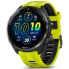 Смарт-годинник Garmin Forerunner 965 Carbon Gray DLC Titanium Bezel with Black Case and Amp Yellow/Black Silicone Band (010-02809-82) - 1