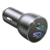 Автомобільний зарядний пристрій Ugreen CD213 (2xUSB 36W (USB-C+USB-A) QC 3.0+ Gray (60980) - 2