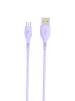 Кабель SkyDolphin S22T Soft Silicone USB - USB Type-C 1м, Violet (USB-000603) - 1