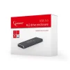 Зовнішня кишеня Gembird для підключення SSD M.2, USB 3.0, алюміній, Black (EE2280-U3C-01) - 6