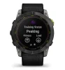 Смарт-часы Garmin Enduro 2 Sapphire Carbon Gray DLC Titanium with Black UltraFit Nylon Strap (010-02754-13) - 9