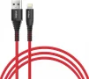 Кабель Intaleo CBRNYL1 USB-Lightning 1.2м Red (1283126559471) - 1