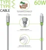 Кабель Intaleo CBGNYTT1 USB Type-C-USB Type-C 1м 60W Grey (1283126559501) - 2