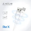 Кабель ACCLAB PwrX USB-Lightning 1.2 м 20W White (1283126559549) - 2